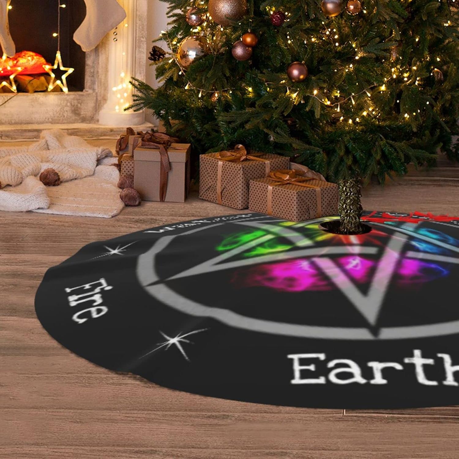 Wicca 5 Five Elements Earth Wicca Wiccan 30 36 48 Inch Big