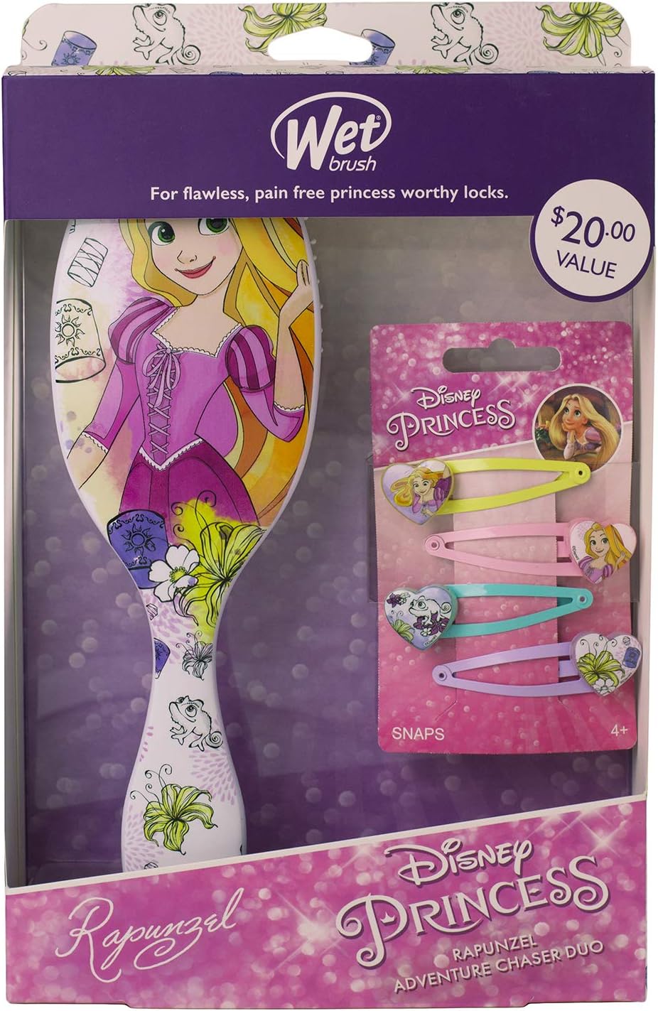 Amazon.com : Wet Brush Hair Brush Disney Princess Rapunzel Adventure ...