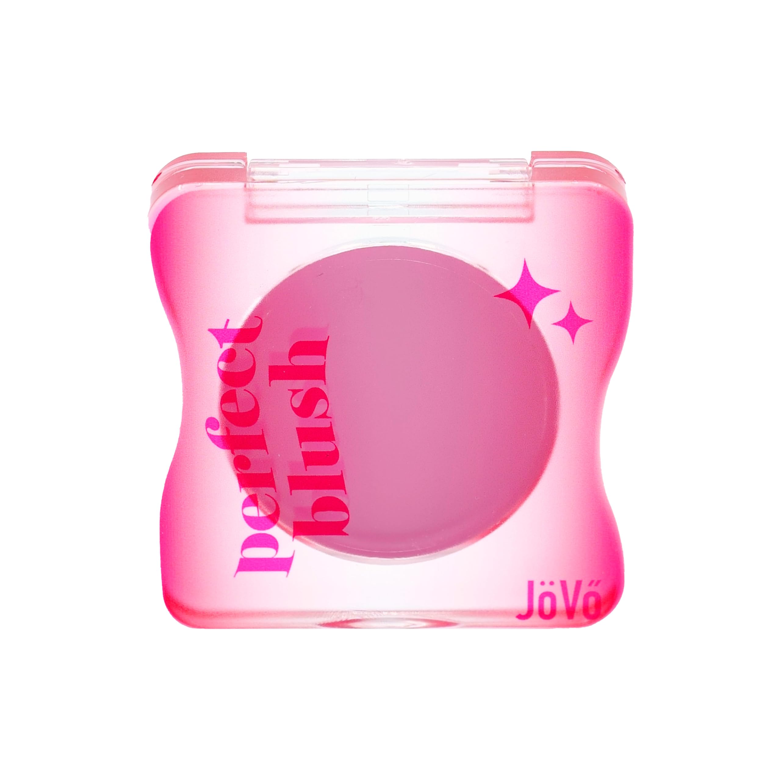 JöVö - Colorete en Crema 01 MARSHMALLOW | Blush en Crema Sólida | Aspecto Natural y Fresco | Aplicación Suave y Uniforme | Construcción de Color Gradual