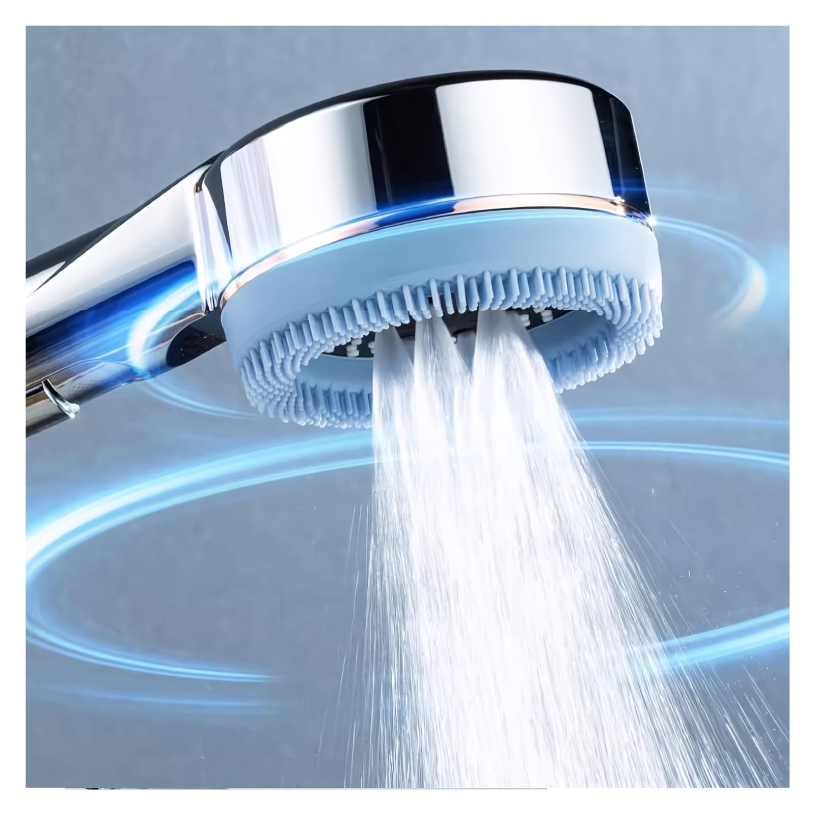 4-Modus-Handbrause mit Hochdruckfilter(Black Shower Head)