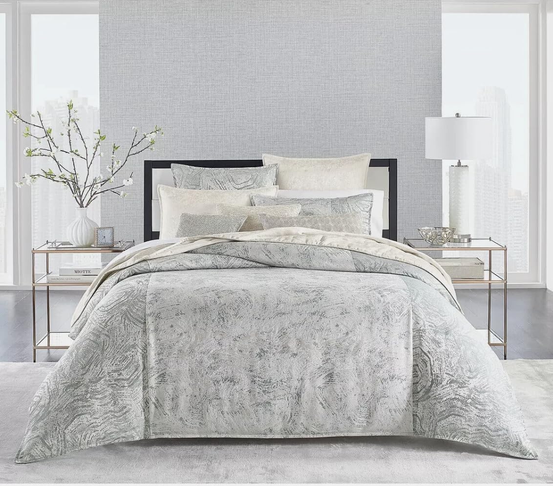 Amazon.com: Hotel Collection Malachite Full Queen Jacquard Duvet