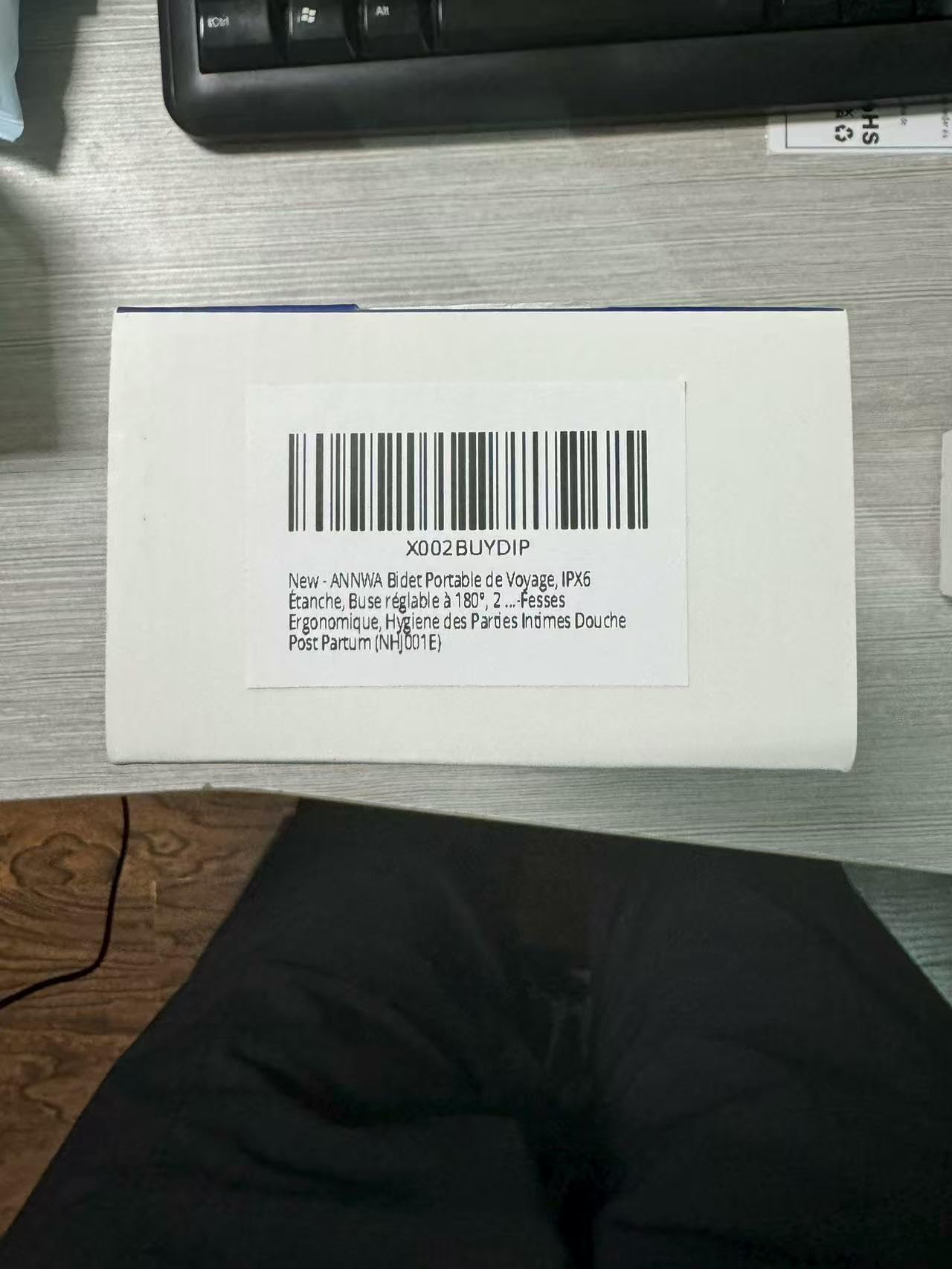 Bidé Portátil de Viaje IPX6 Impermeable, Botella Perineal Postparto con Boquilla 180° y 2 Modos de Presión, Bidet Portátil para Higiene Íntima y Hemorroides