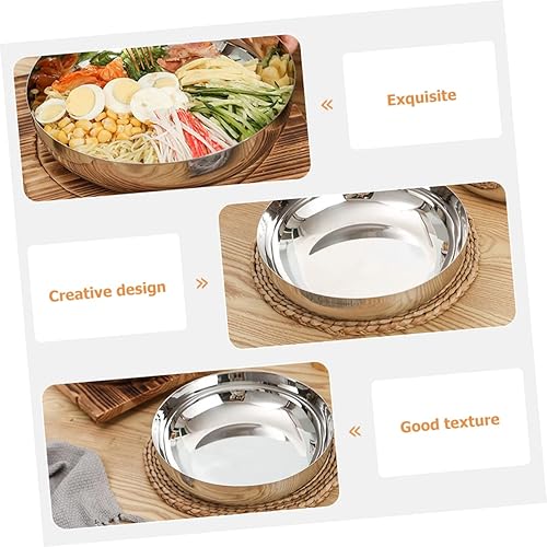 Miniatura 2 de Tazón de ramen de acero inoxidable 304 Tazón de arroz coreano Tazón de frutas Accesorios de cocina para la familia