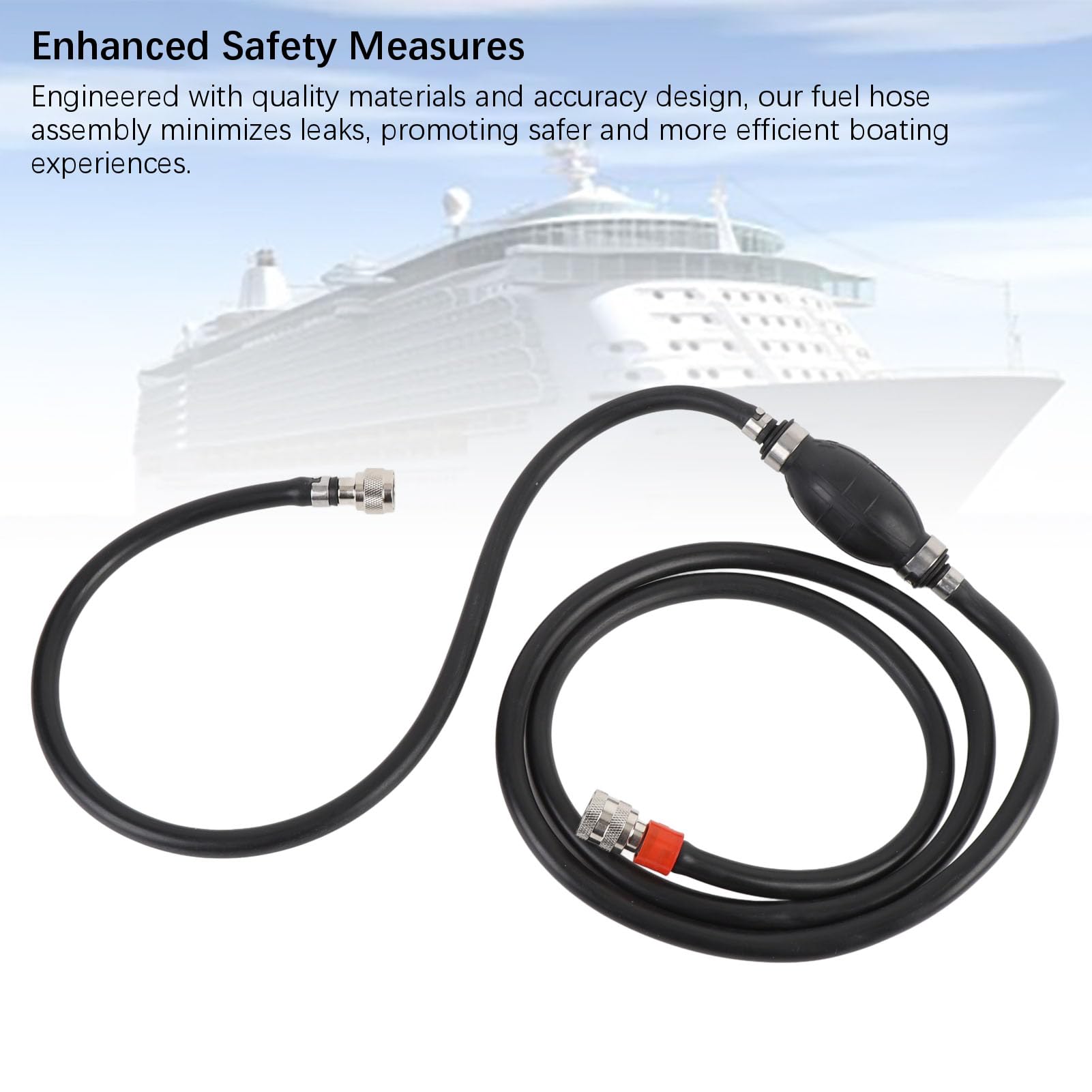 TOHATSU Conjunto de manguera de fueraborda para barco Kit de reemplazo de línea de de motor marino de plástico premium para modelos 3B7 70200 Accesorio duradero para