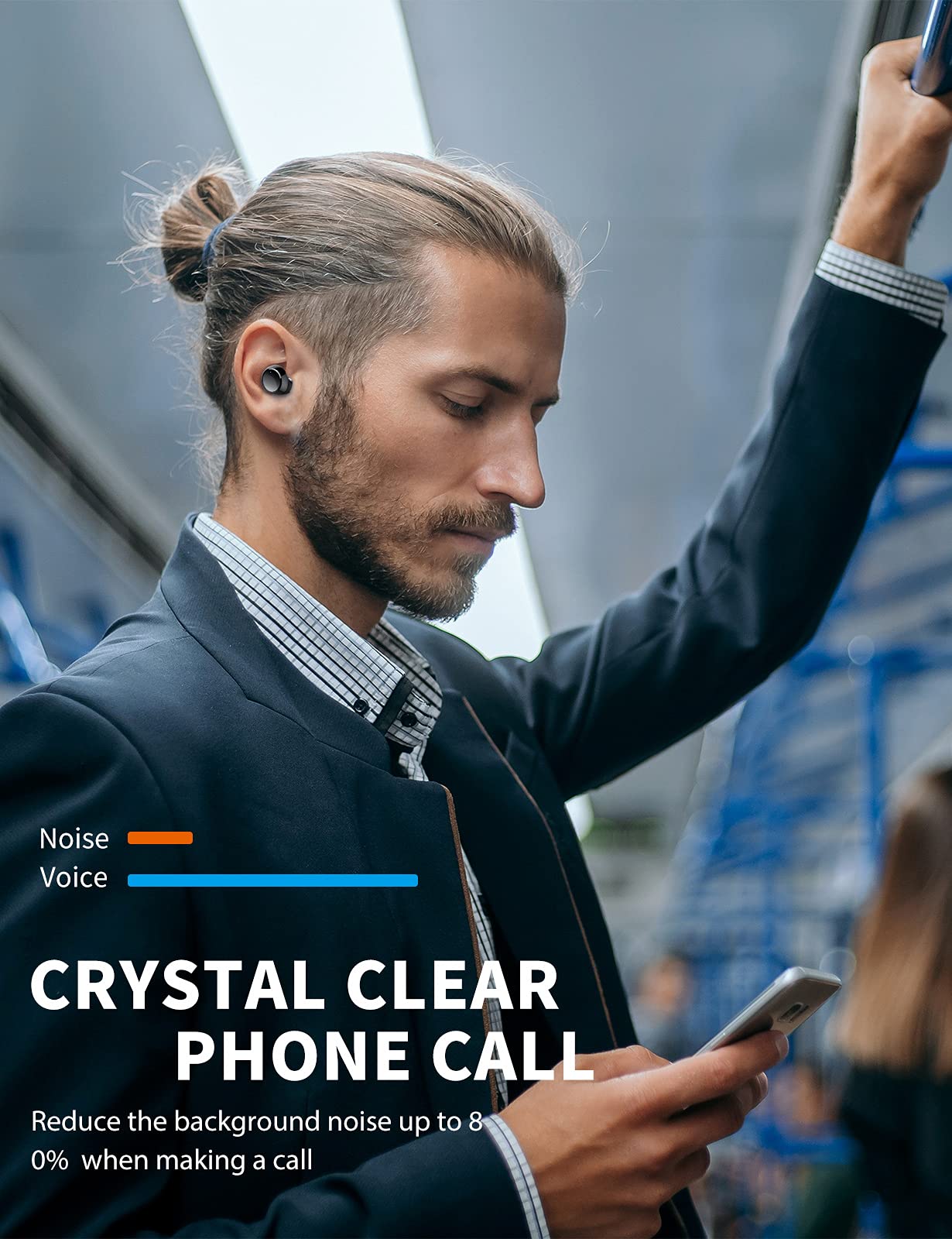 Wireless Headphones Bluetooth 5.1 Earbuds, Bootch Wireless Earbuds