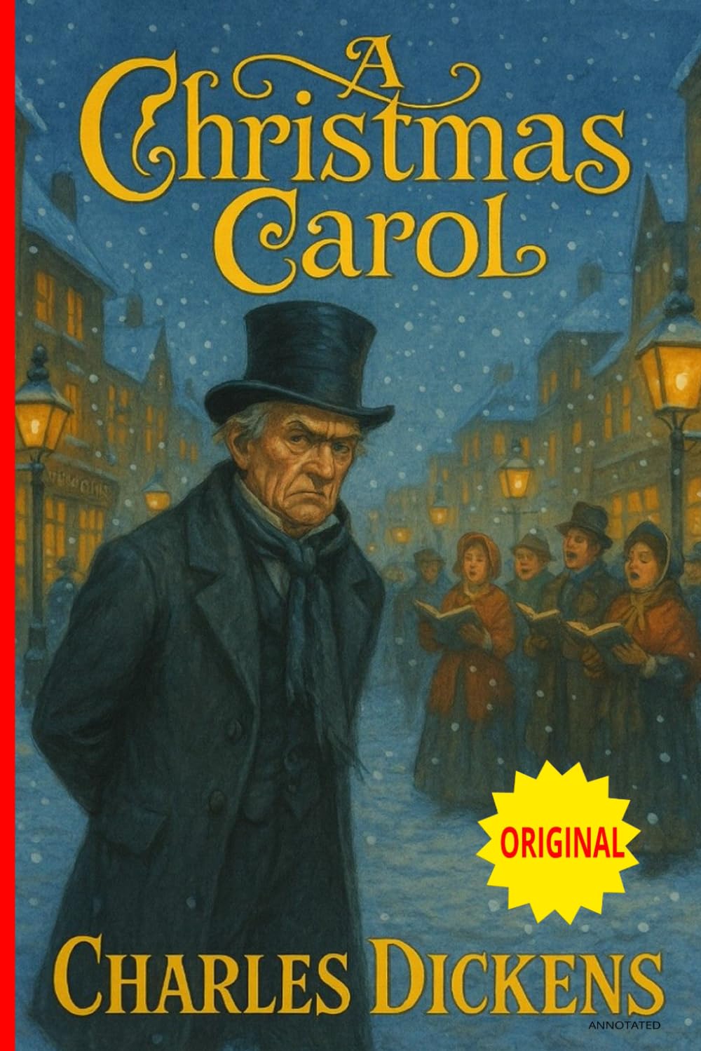A Christmas Carol by Charles Dickens — The Beloved Christmas Classic (Annotated): A Christmas Book and Timeless Holiday Story — Perfect for Kids,
