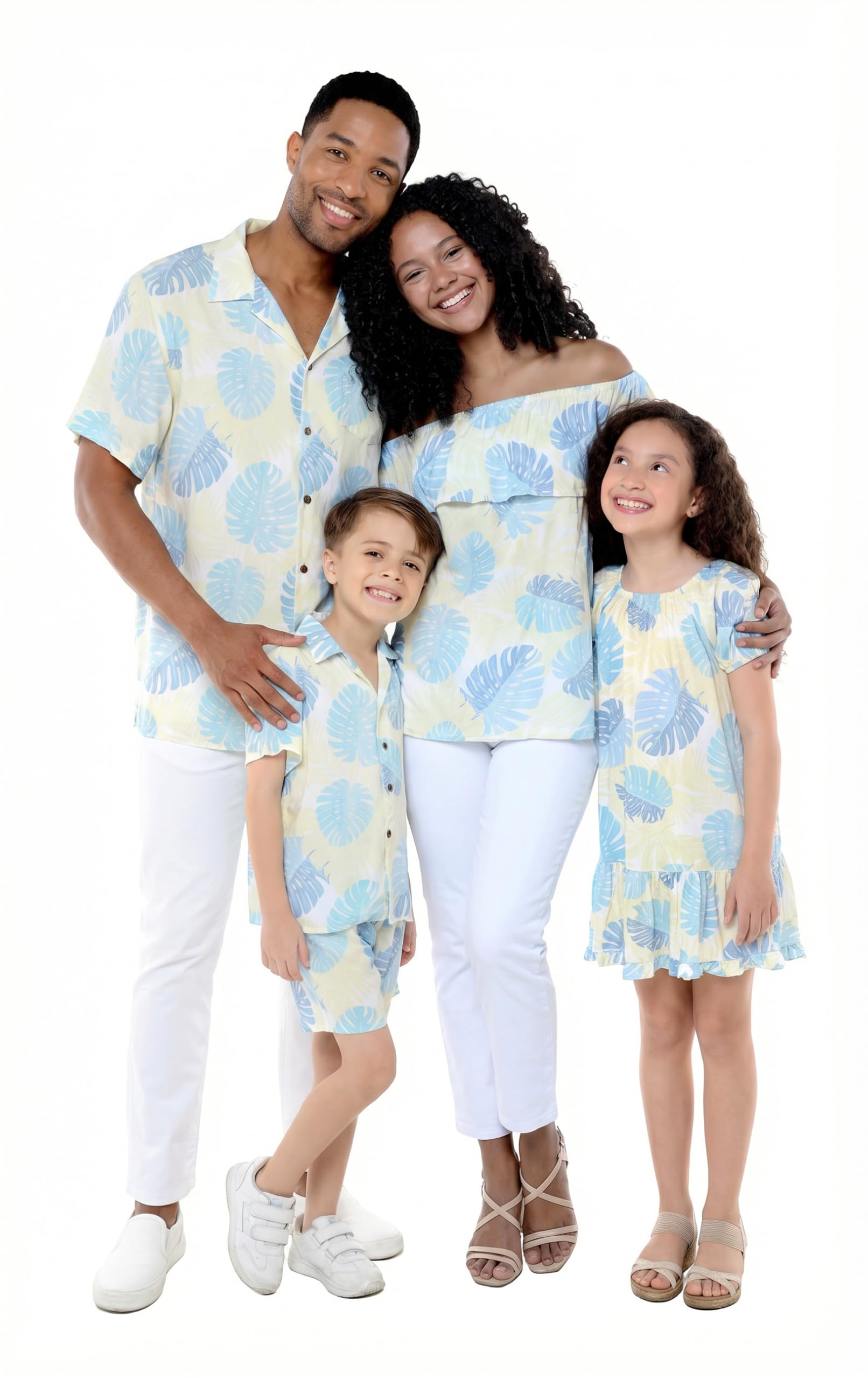 Hawaii Hangover Family Matching Hawaiian Clothes, Pacific Palm Cream
