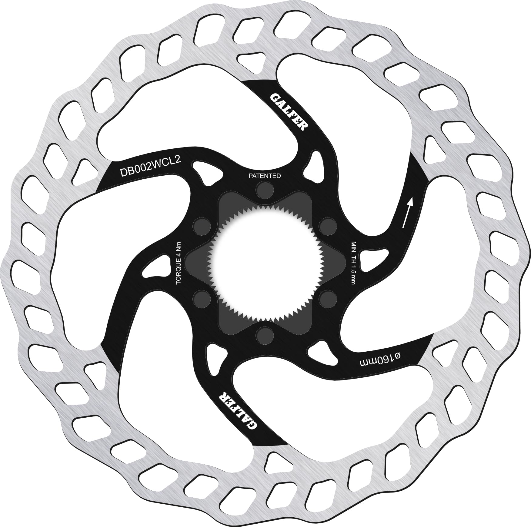 【新品】GALFER ディスクローター センターロック 160/140ｍｍセット Amazon | ガルファーブレーキングシステム(GALFER BRAKING