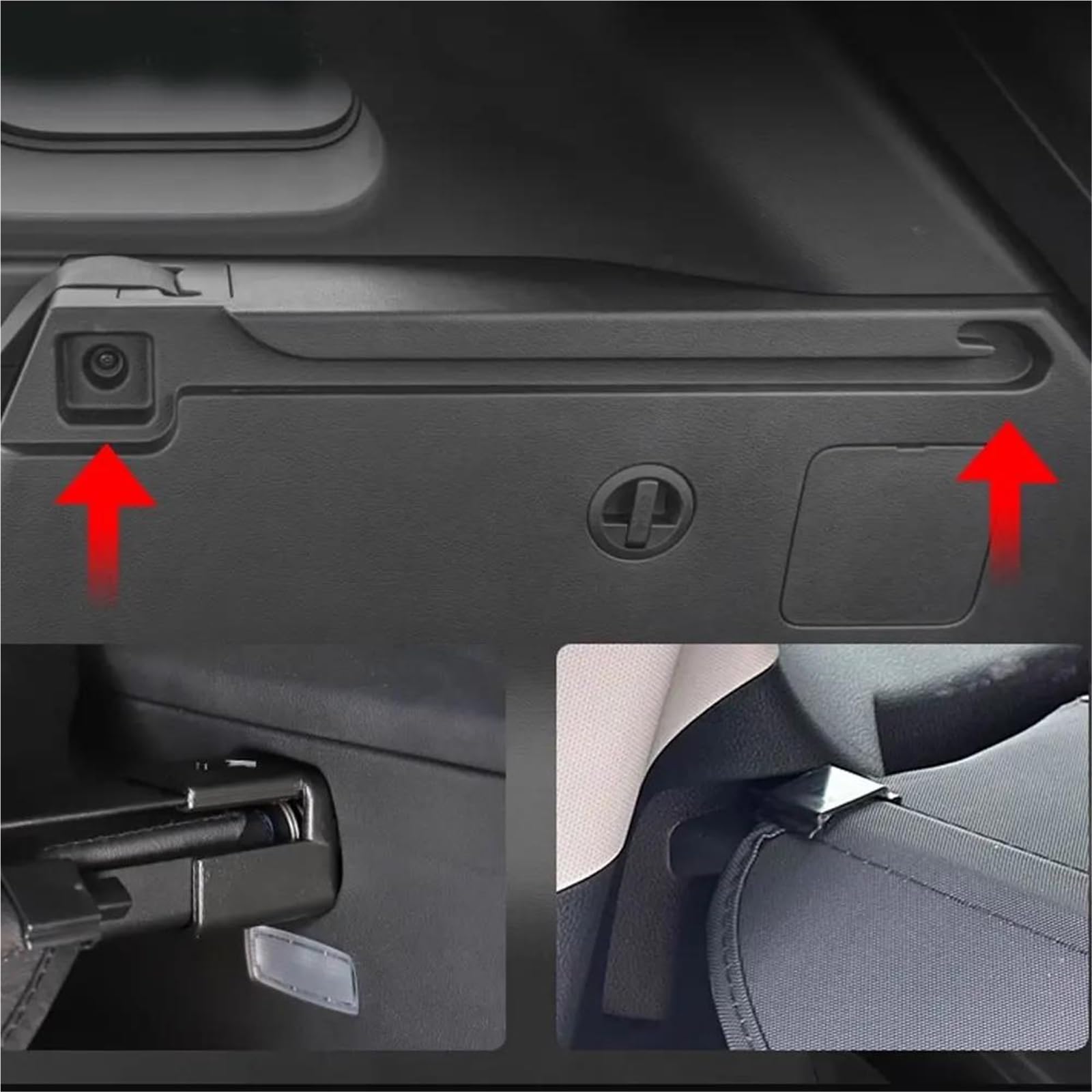 Cortina retráctil para maletero coche Para Mercedes Para Benz Clase A W169 160 150 2005-2012 Cubiertas Carga automóviles(Cuero)