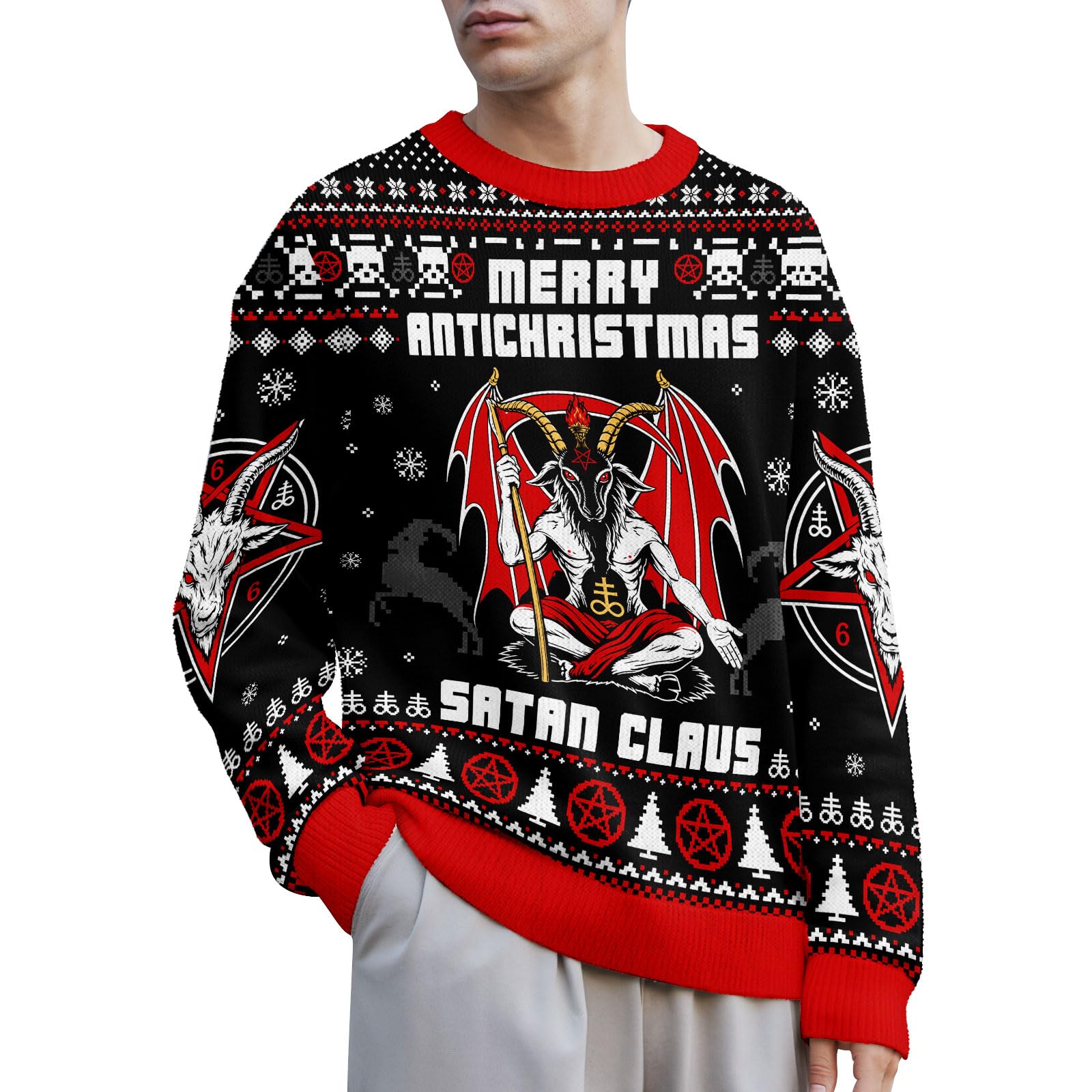 99TIMORO Funny Ugly Christmas Sweater for Men and Women