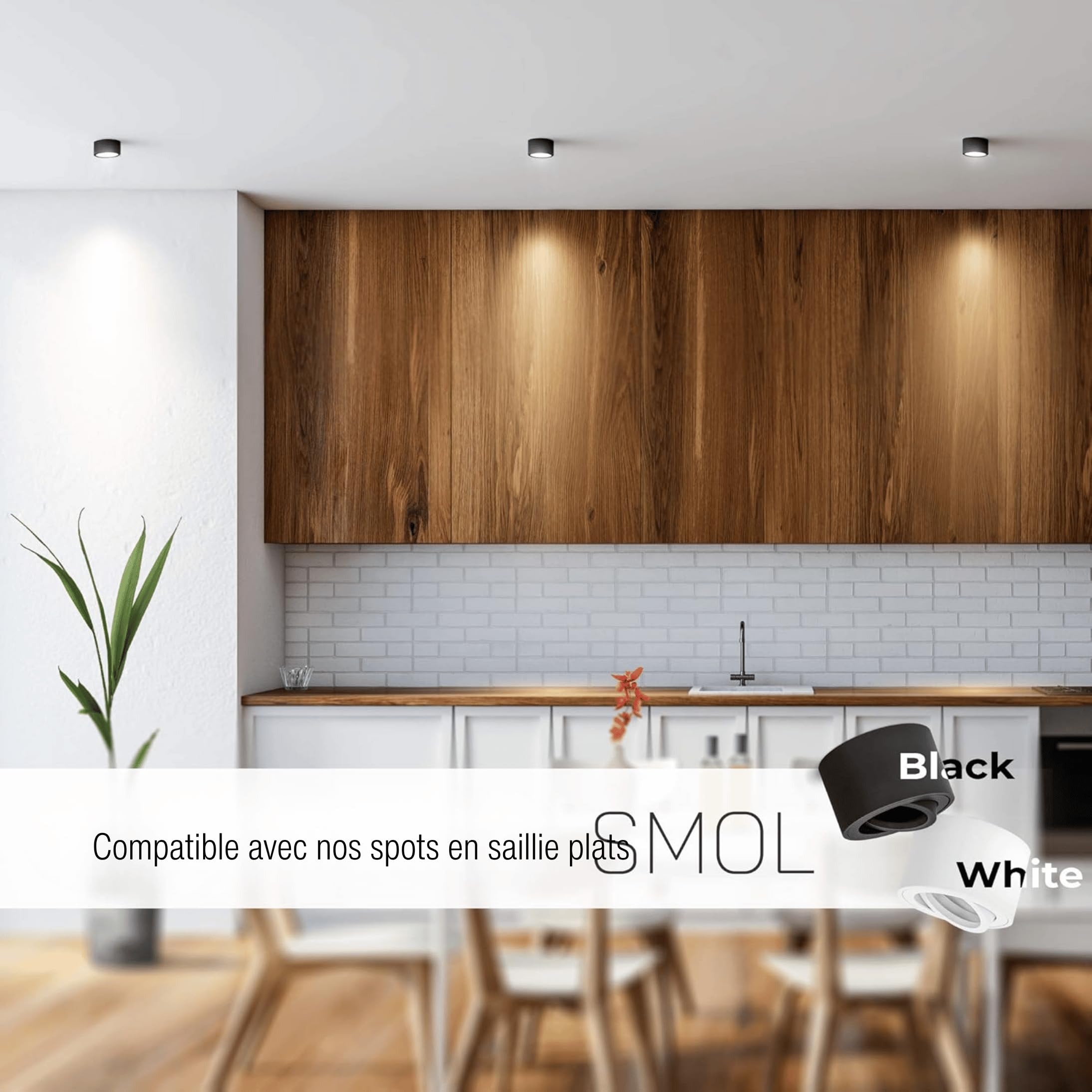 SSC-LUXon module LED ultra-plat 4W blanc chaud 2700K 23mm - ampoule gu10 | Se remplace en un geste, sans outil ni application, pour un confort lumineux immédiat et des économies d'énergie durables.