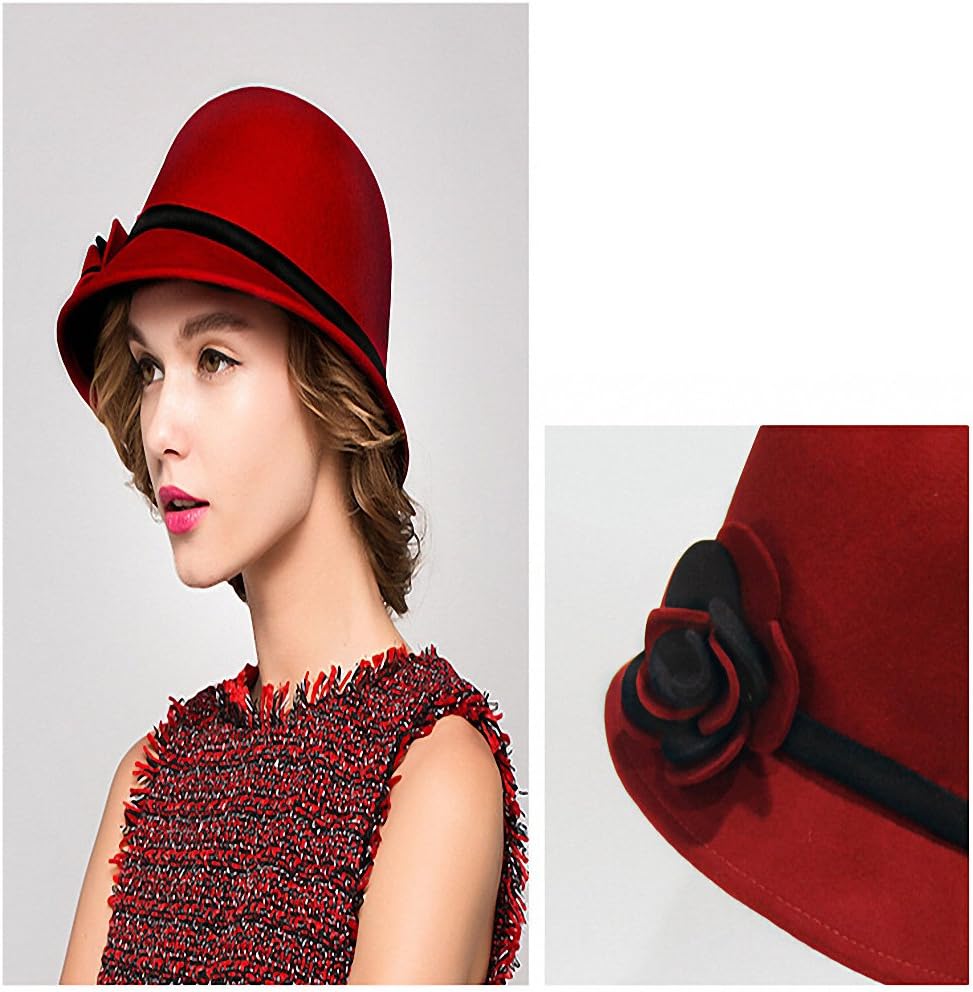 Maitose™ Women's Bow Wool Felt Bucket Hat