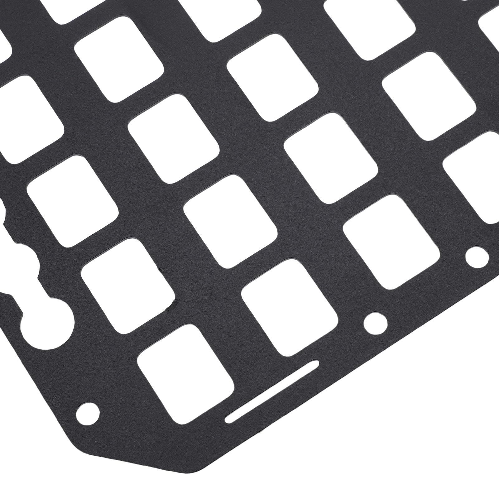 Akozon Facile à Retirer en Aluminium L Track Molle Pannel Organisateur 16.61x8.86x0.08 Poud