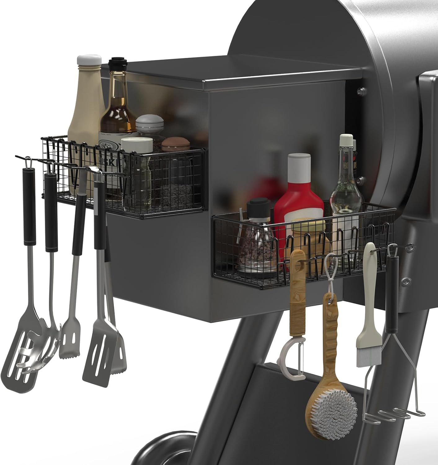 2 Pack of Magnetic Storage Bin for Traeger Grills