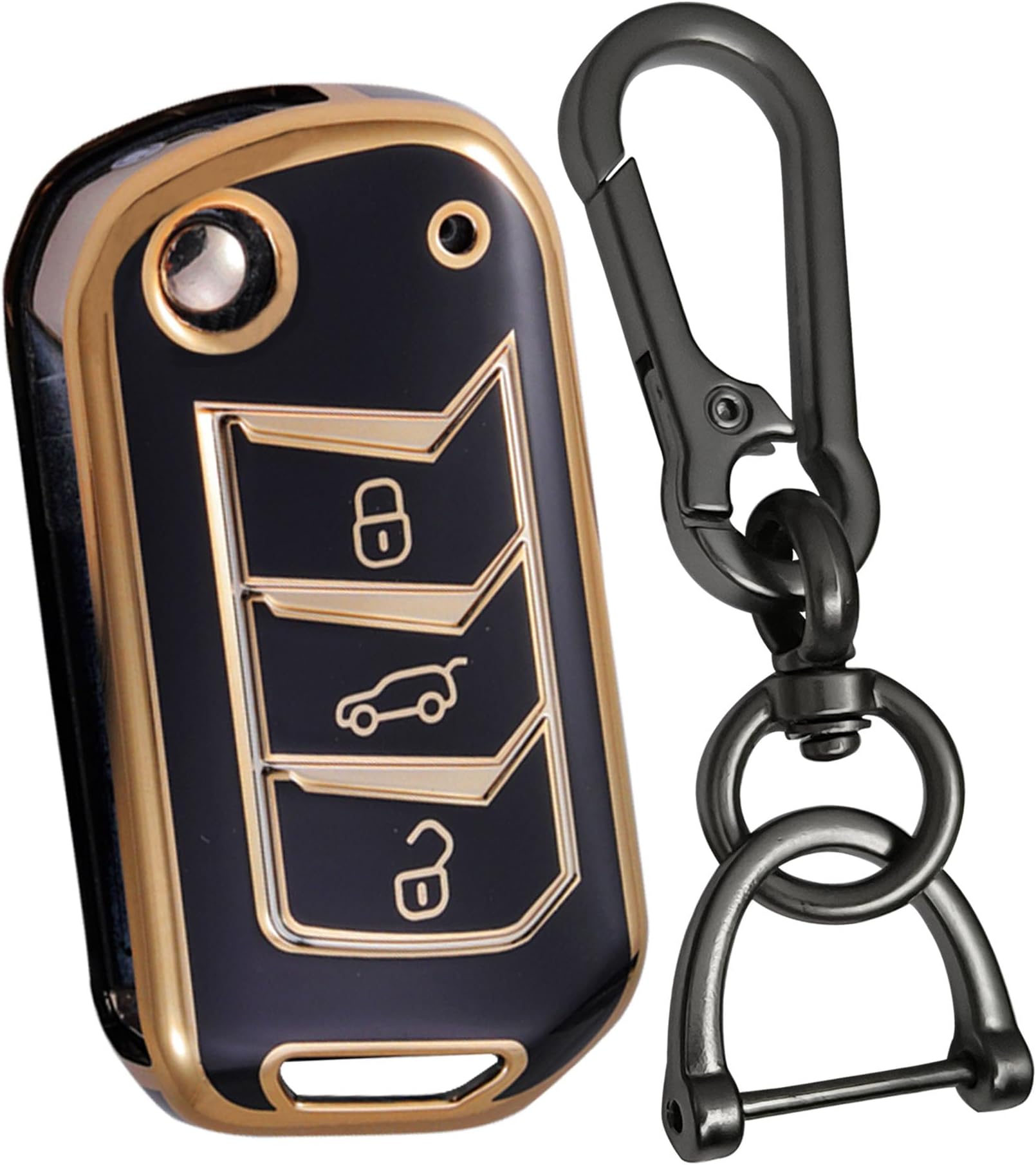 Keycept™ Goldline TPU Key Cover for Mahindra Scorpio XUV 300