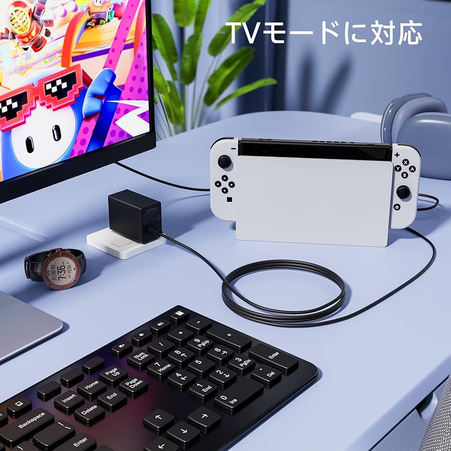 Amazon.co.jp: Switch 充電器 ACアダプター PD規格 急速充電 TV