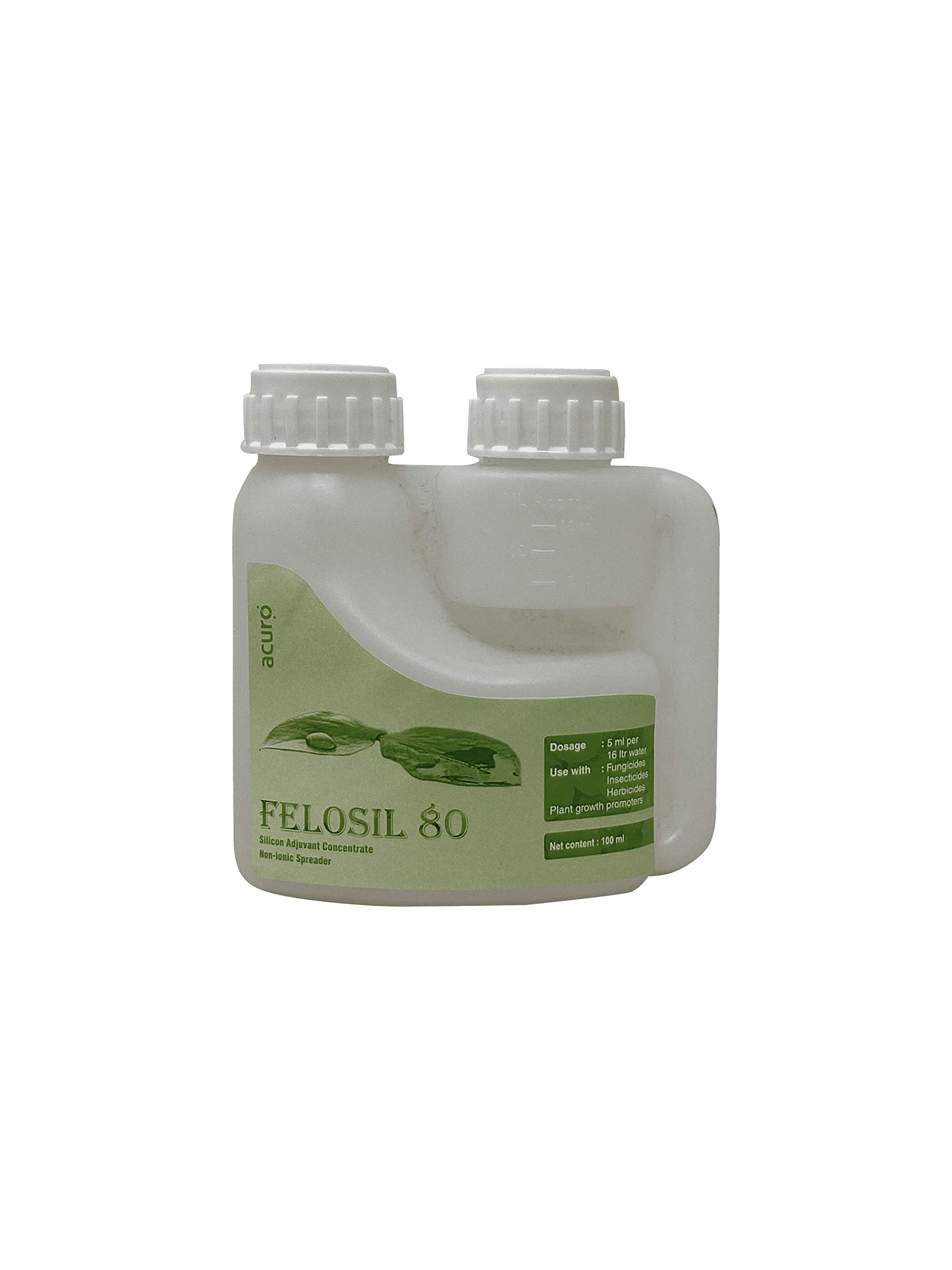 FELOSIL 80 | Non Ionic Silicon Spreader for Home Gardening | wetting Agent Cum Adjuvant (Pack Size: 4x100ml)-image-30