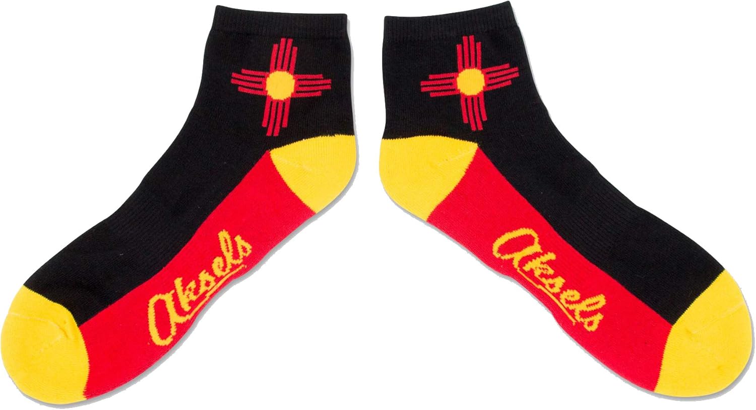 Aksels New Mexico State Calf Socks for Men and Women (Zia