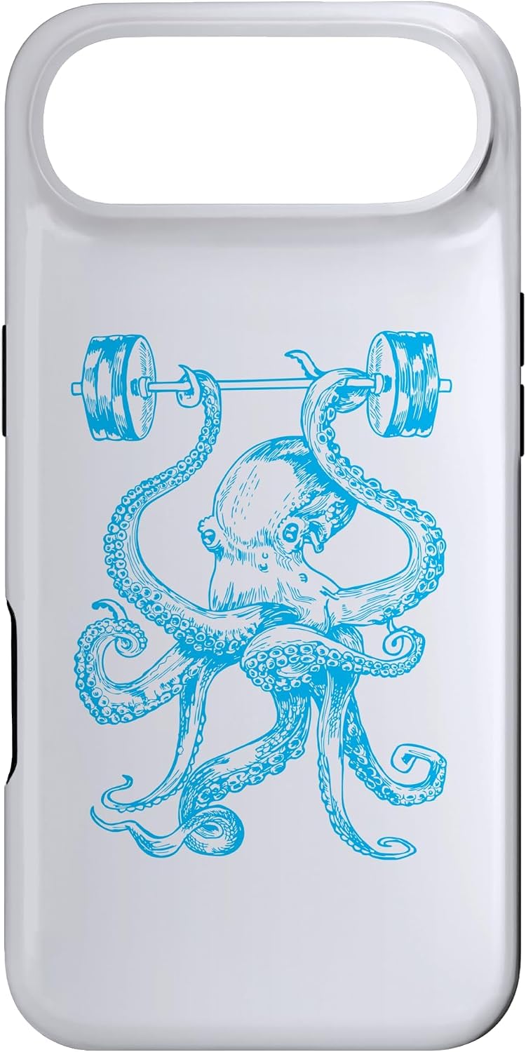 Octopus Weight Lifting Barbells Fitness Gym Workout Case for iPhone Air