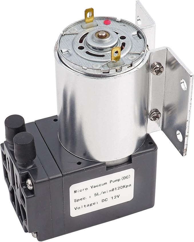 Walfront Mini Vacuum Pump DC 12V 120kpa Vacuum Air Pump 5L/min