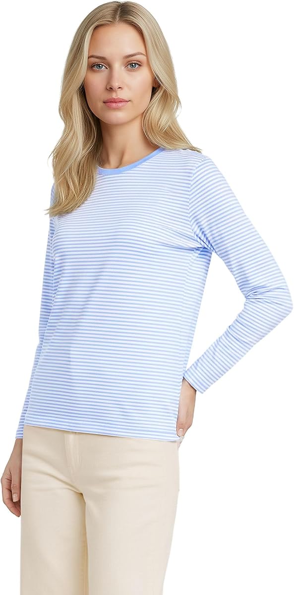 Lands' End Women's Supima Long Sleeve Crew Tee
