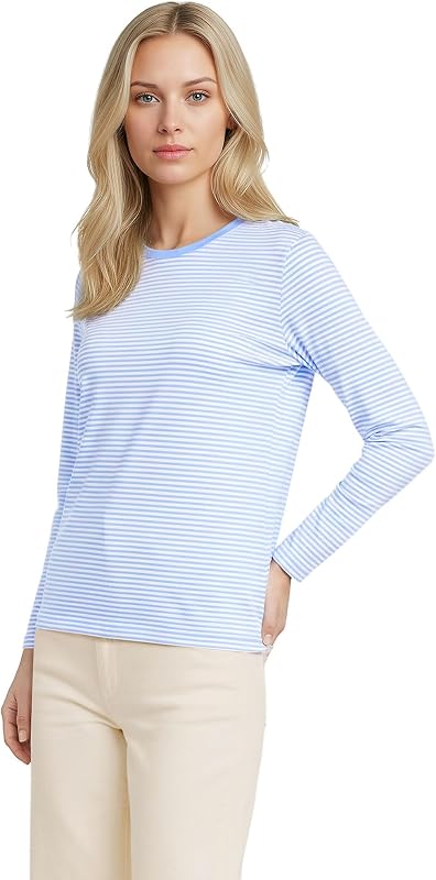 Lands' End Women's Supima Long Sleeve Crew Tee