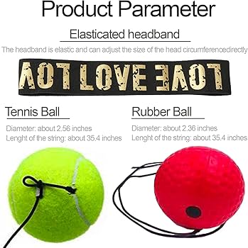 Amazon | ボクシングレフレックスボール ヘッドバンドセット リ