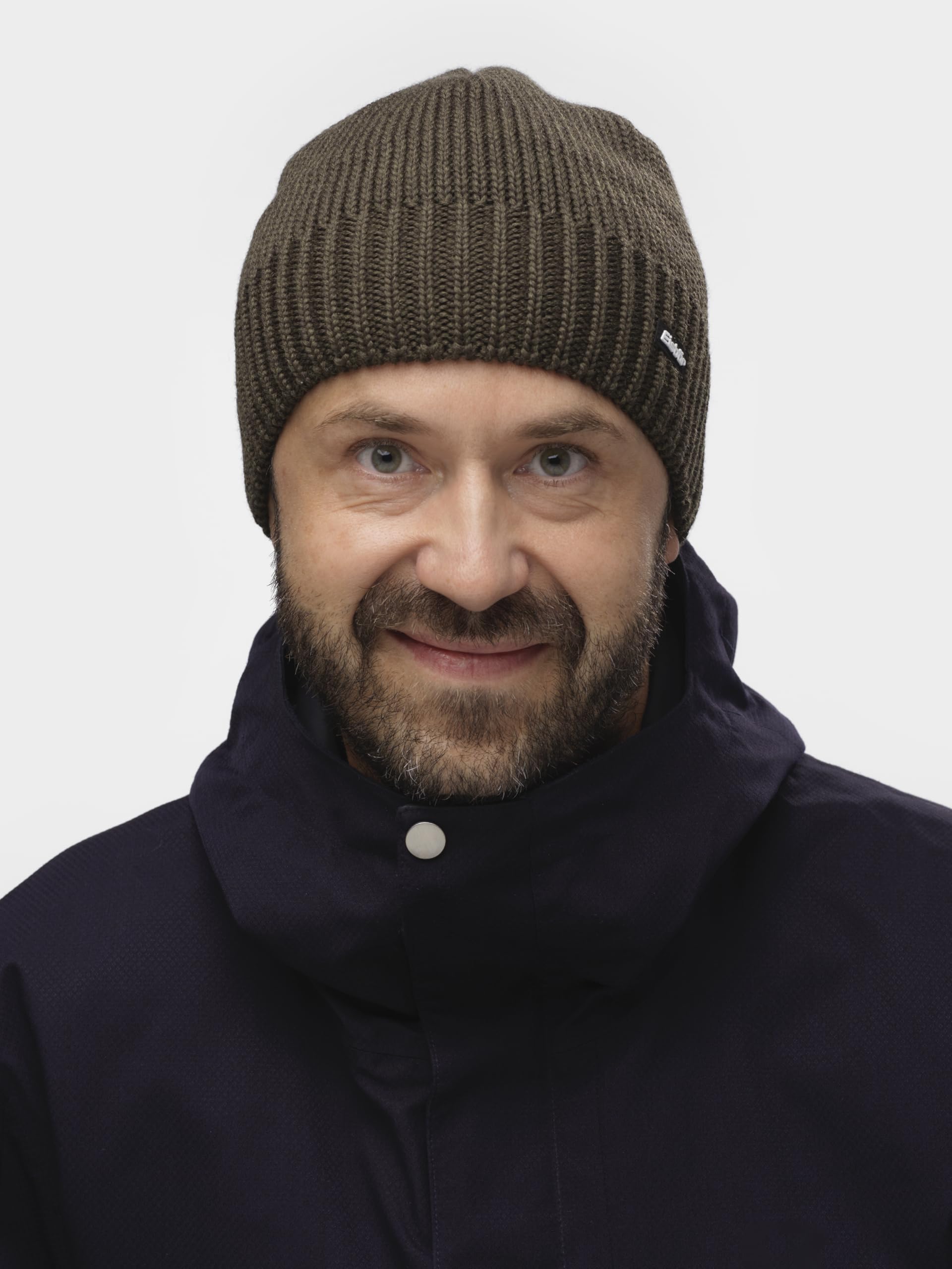 Eisbär Mütze Herren & Damen Trop - Merino Wintermütze Unisex mit Fleece schützt vor Kälte und Wind - Strickmütze atmungsaktiv thermoregulierend Wintermütze Haube aus Österreich