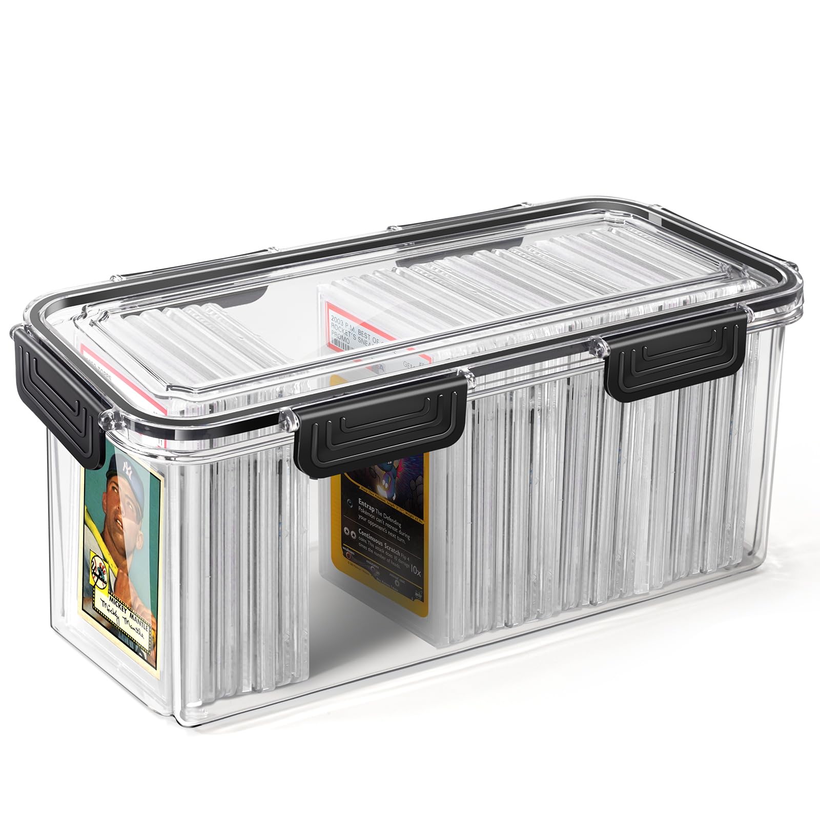 bgs graded card storage box tutata Sports Box, Trading Card Storage Box, Graded Card Slab Storage Case Fits PSA & SGC : Toys & Games Deck Option:Masters of Evil ATK1800 and give the flexibility The Rarest Golden Pokemon