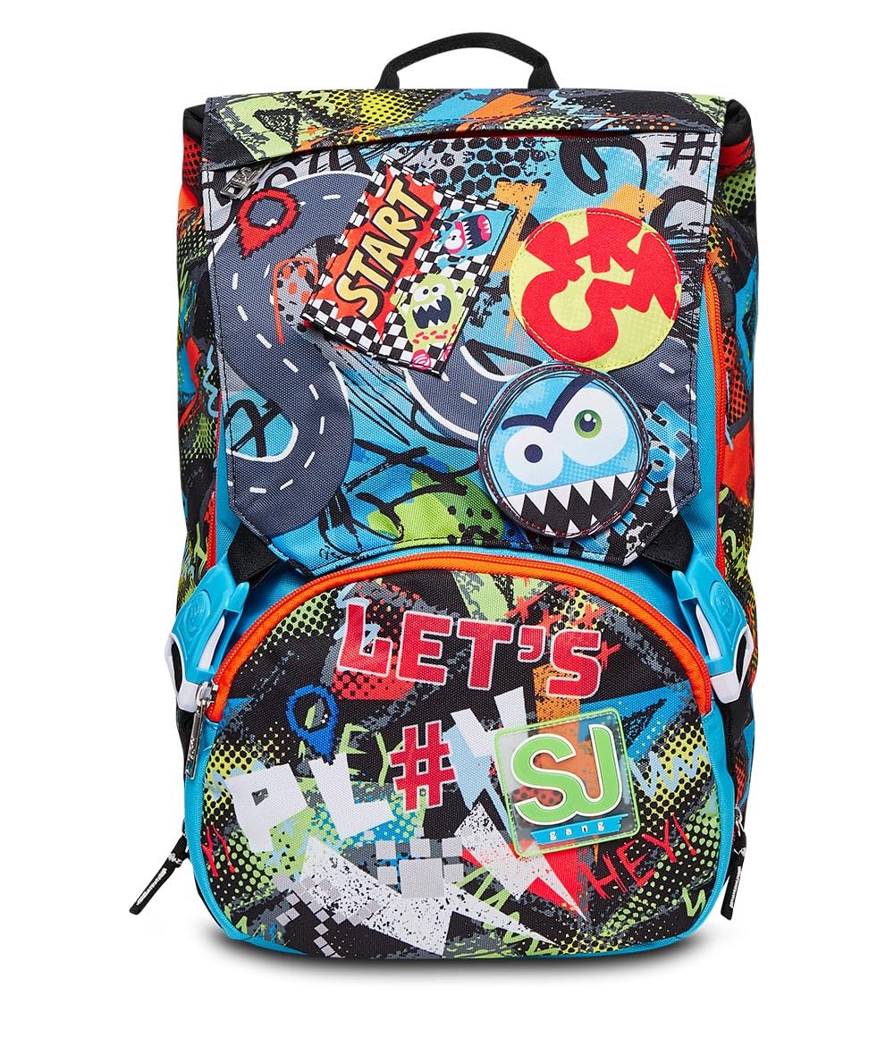 SJ GANG STYLE JAM GANG Boy's Sdopp.big Sj Gang Backpack EXTENSIBLE BACKPACKS (pack of 1)