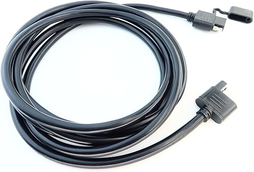 Miniatura 8 de Cable de extensión de remolque de 4 vías, adaptador de arnés de cableado macho a hembra con conectores impermeables sobremoldeados, calibre 16AWG