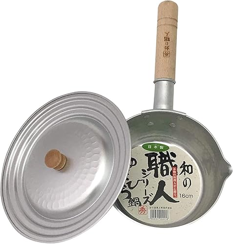 Miniatura 8 de Taniguchi Metal Yukihira Pot Deep Type 6.3 in Hecho en Japón