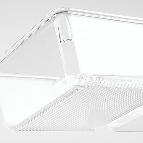 Miniatura 3 de InterDesign - Organizador de cajones Linus para cómoda y tocador, 12 pulgadas por 4 pulgadas por 3 pulgadas, transparente