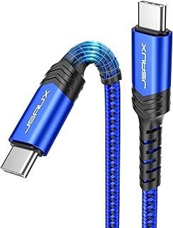 JSAUX USB C to USB C 3.1 Gen 2 Cable 10Gbps Data Transfer 3.3ft, 4K Video Monitor Video Cable 100W PD Fast Charging Thunderbolt 3 Compatible with MacBook Pro, MacBook Air, iPad Pro, Galaxy S2, Pixel
