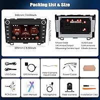 Vista 8 de 2G+64G Android 13 Radio de coche estéreo para Honda CRV 2007-2011 con CarPlay Android Auto, 7 pulgadas HD pantalla táctil GPS WiFi Bluetooth EQ