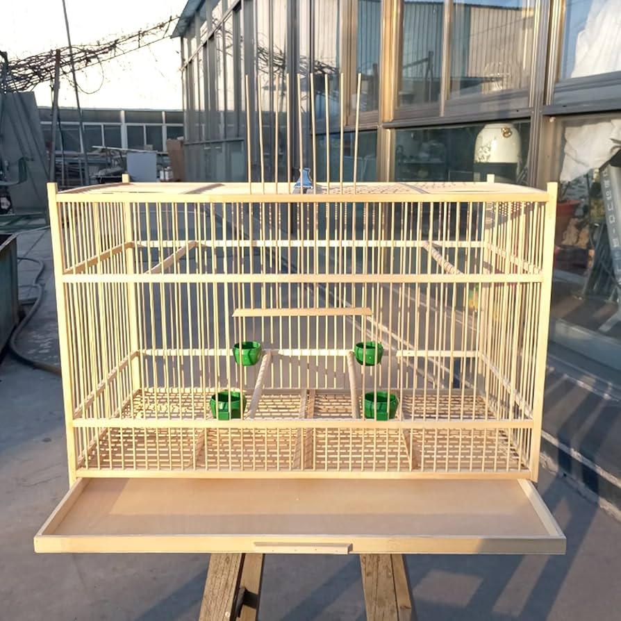 Amazon.co.jp: 鳥かご 竹バードコックケージ50cm手作りの伝統的