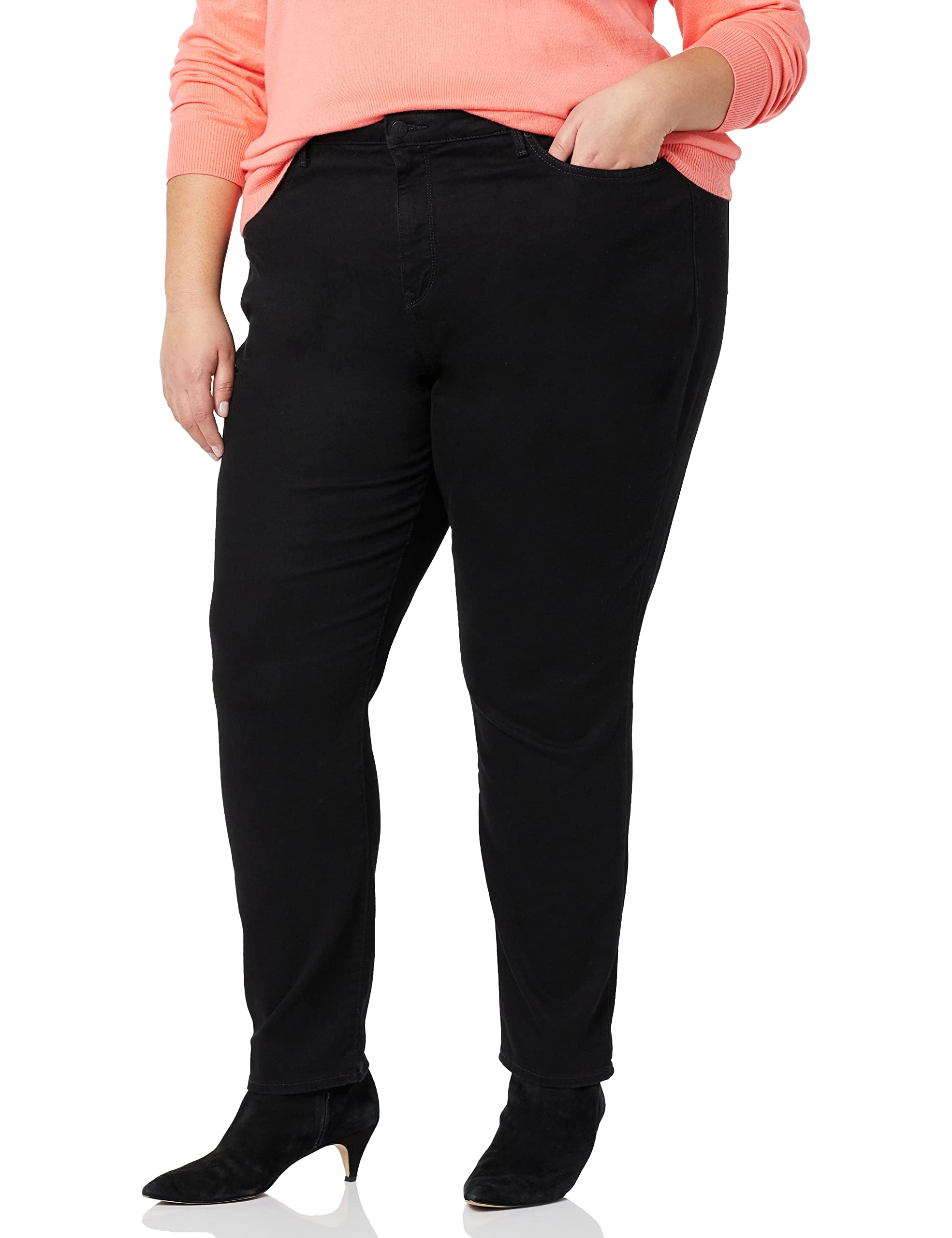 NYDJ Damen Übergröße Ami Skinny Legging Jeans, Schwarz, 18W