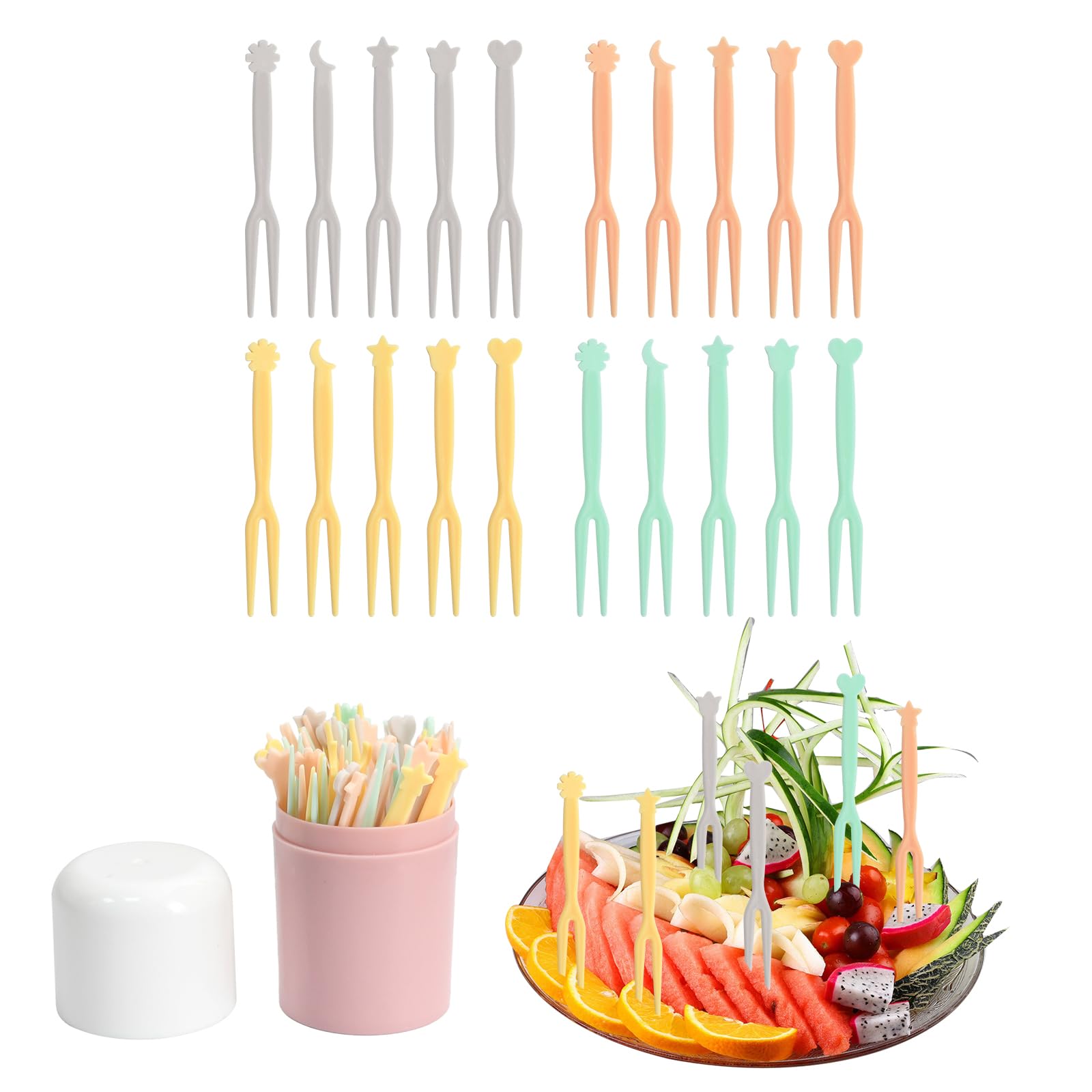 Fourchettes à Uits Pour Enfants, Boîte à Déjeuner Pastèque, Mini