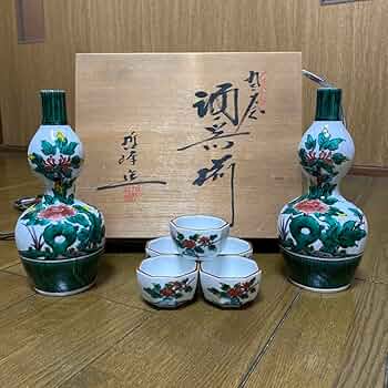 九谷焼　徳利とお猪口 未使用】【九谷】お猪口＋徳利セット - メルカリ