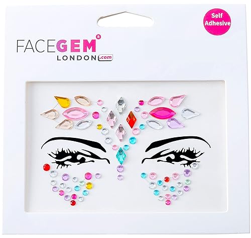 Miniatura 7 de 32 piezas de gemas faciales (diseños aleatorios) autoadhesivas con purpurina para tatuaje, gemas para festivales, fiestas rave, maquillaje corporal