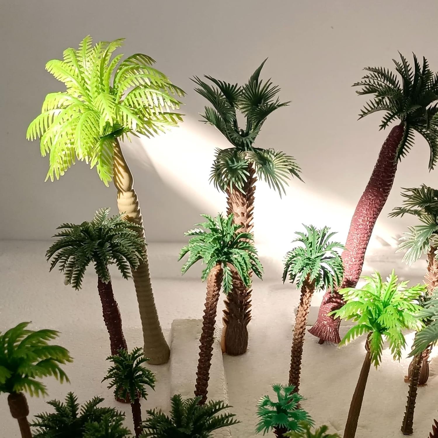 Hsthe Sea 30 PCS Model Trees Coconut Palm Model Trees - Image 3