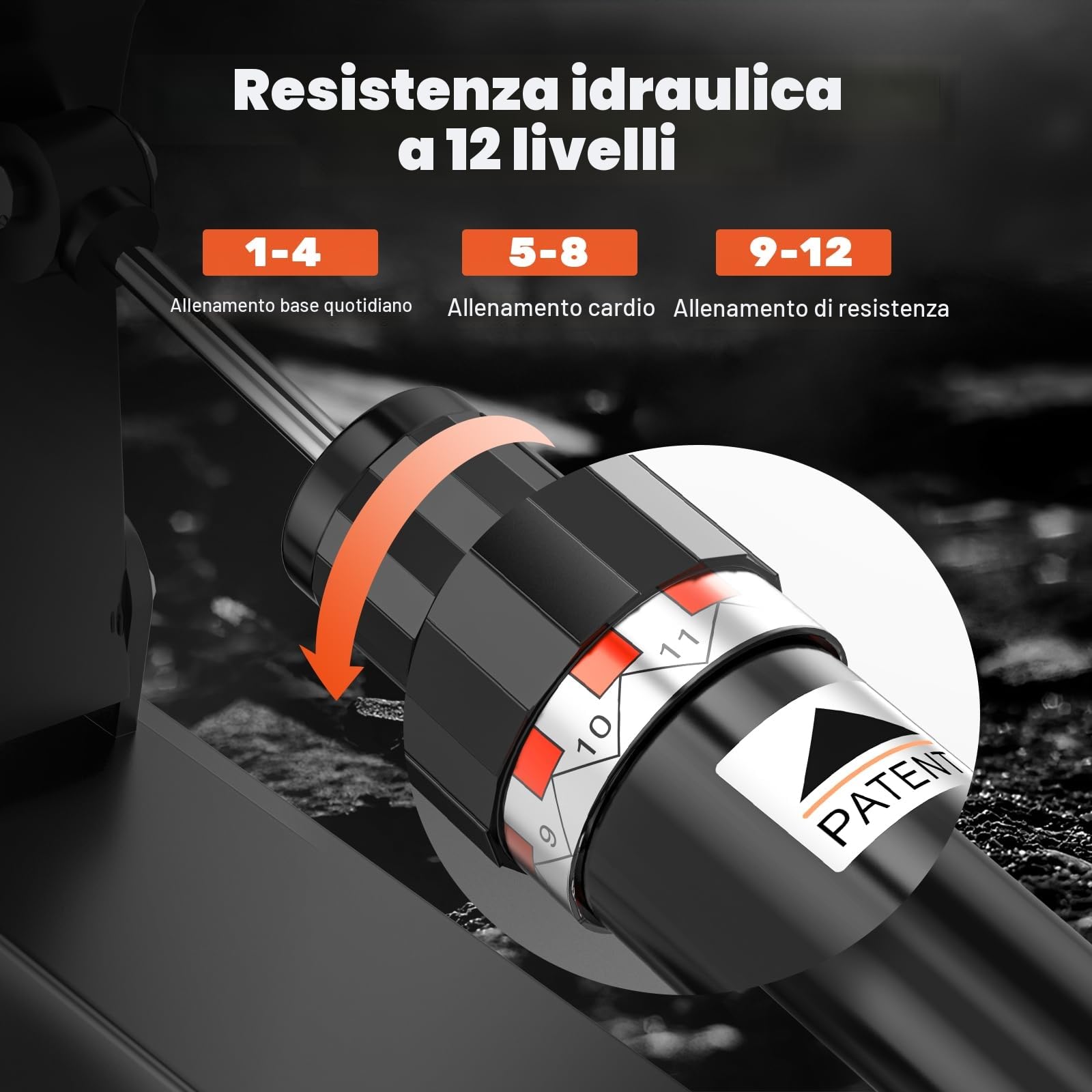 Vogatore magnetico a 16 livelli con display a LED, guida scorrevole silenziosa, per casa, palestra, attrezzatura da allenamento indoor