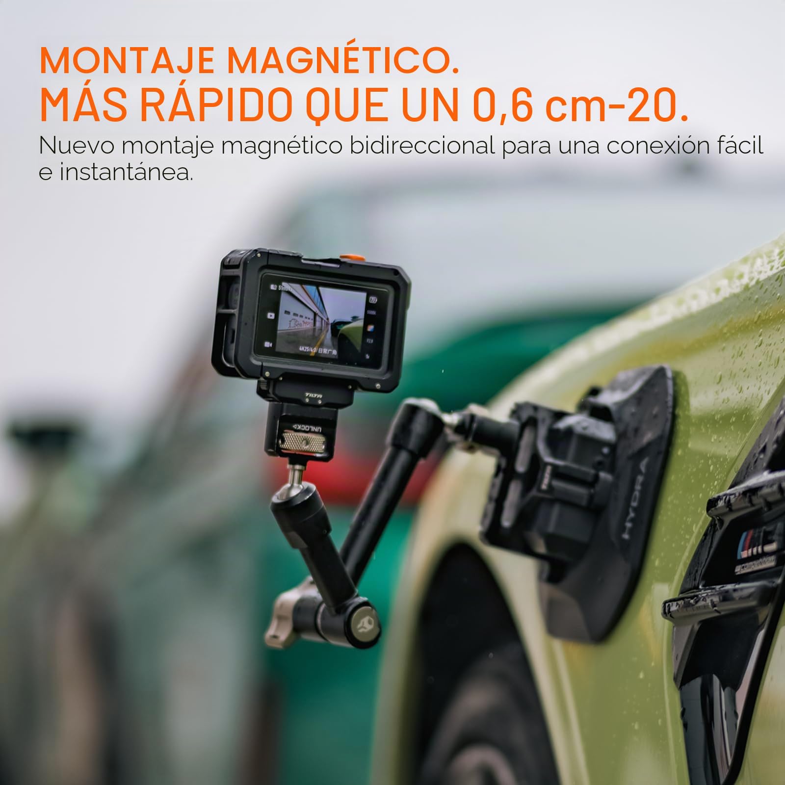 Tilta Jaula Action 6, Kit Básico de Jaula para Cámara Compatible con dji Osmo Action 6 con Placa Base de Montaje de Liberación Rápida - Negro TA-T95-A-B