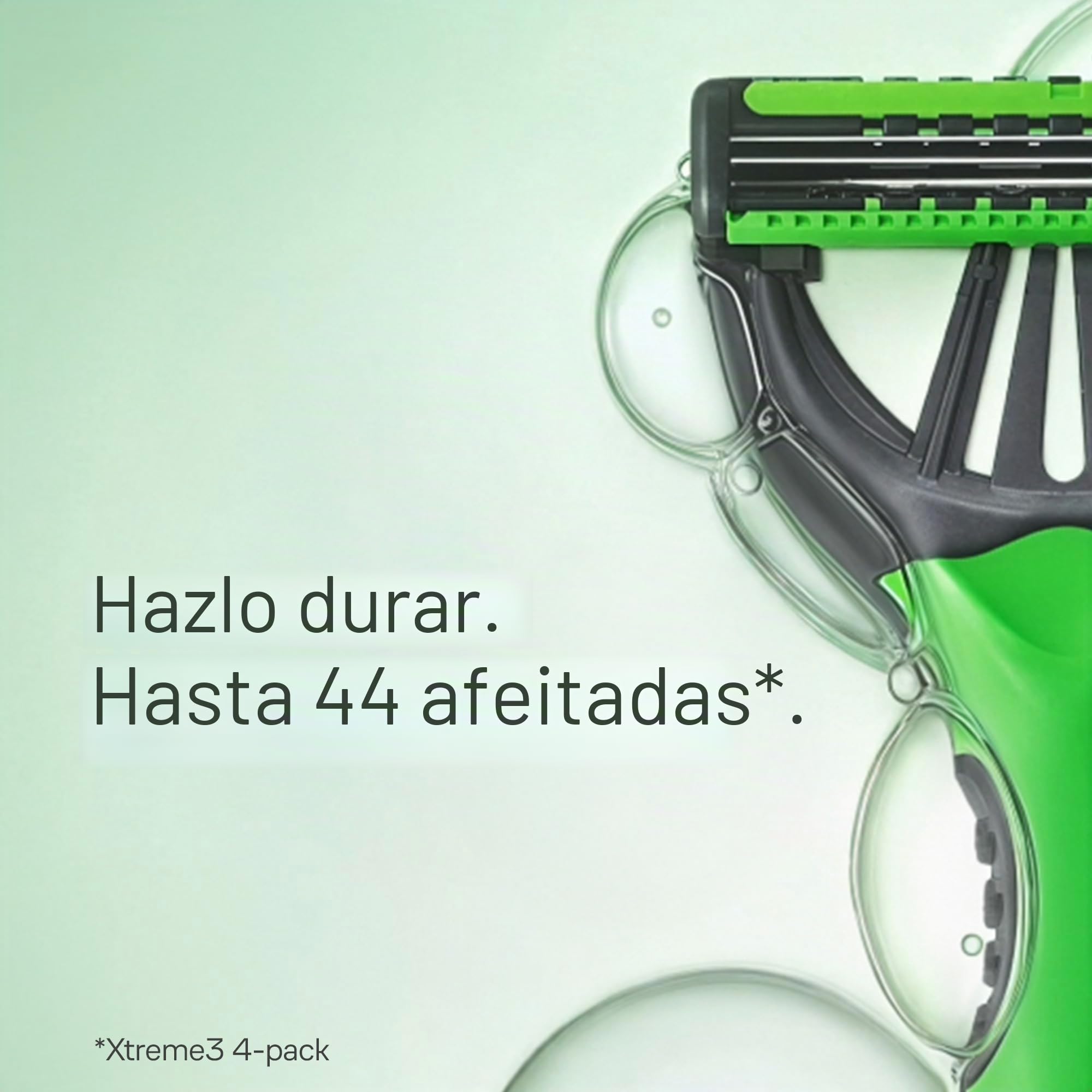 Schick Xtreme 3 - Maquinillas de afeitar desechables originales sensibles para hombres | Maquinillas de afeitar desechables para hombre para afeitar piel sensible, 12 unidades