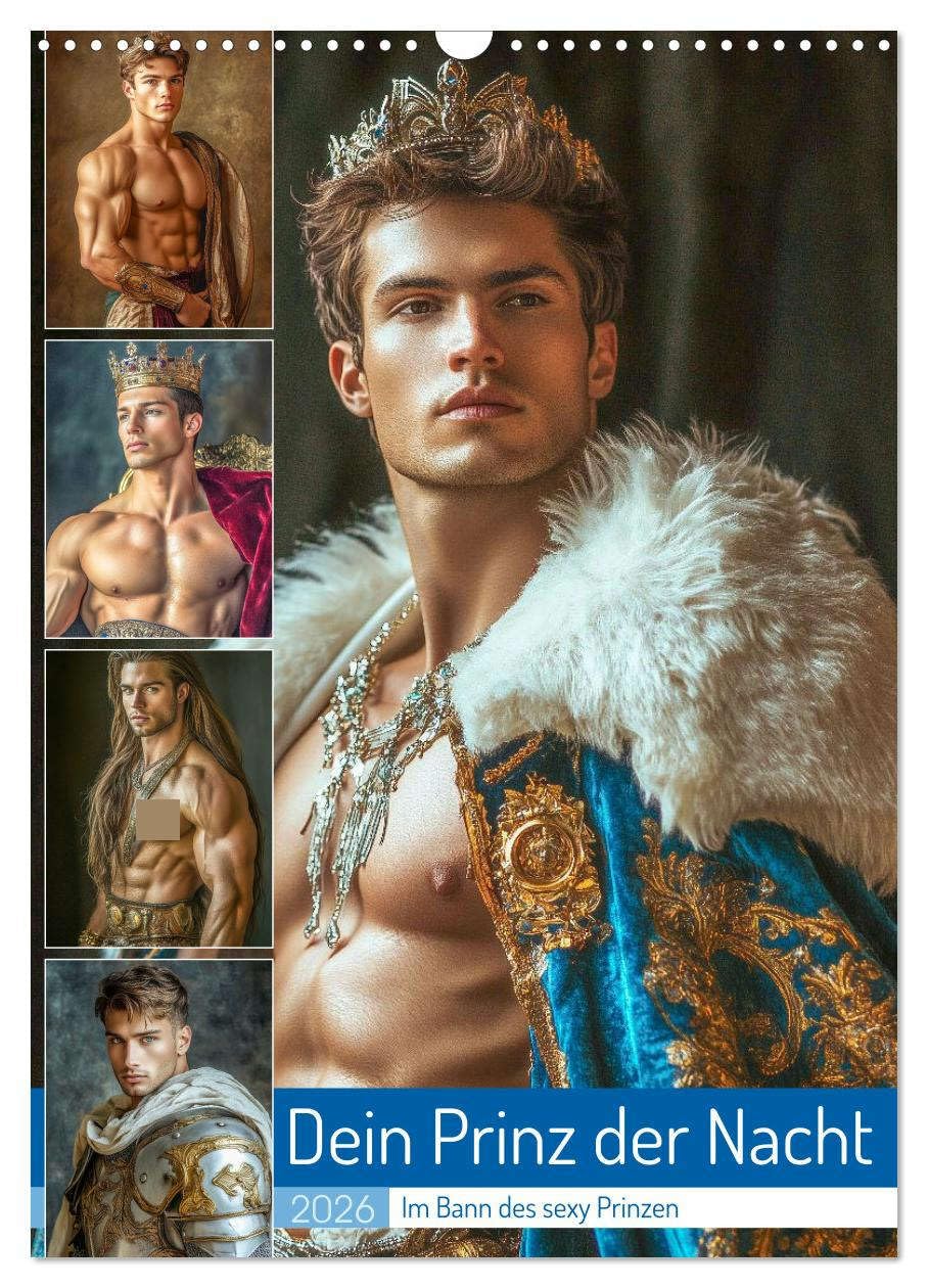 Your prince of the night UK-Version (Wall Calendar 2026 DIN A3 Portrait), CALVENDO 12 Month Wall Calendar