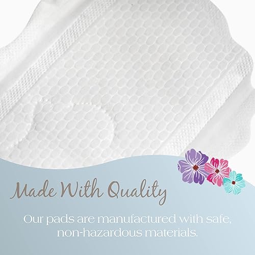 Miniatura 3 de Maeve's Pads - Servilletas sanitarias ultrafinas con alas para cuidado femenino, regular y súper pesado, 22 unidades
