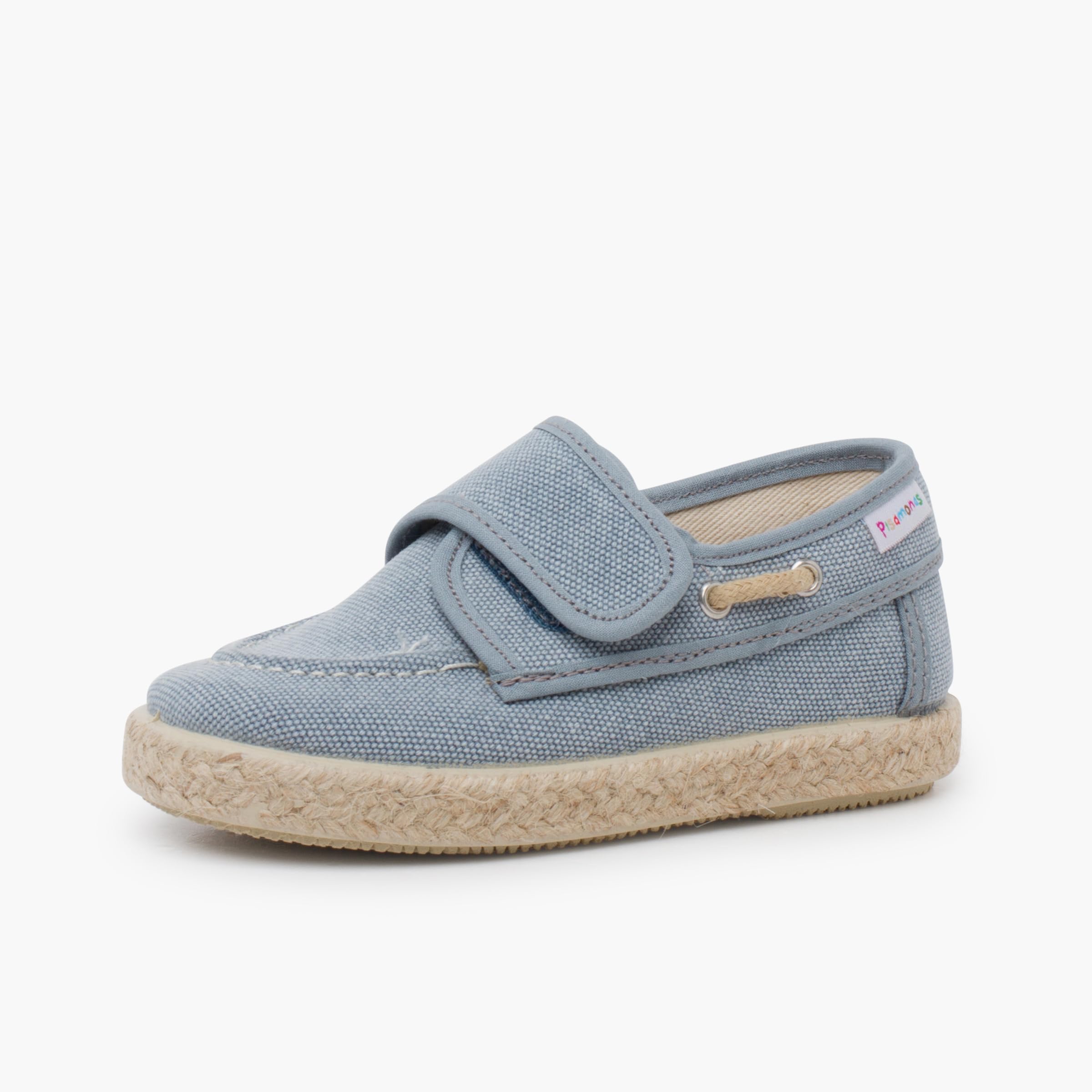 Pisamonas Scarpe da Barca Tela Rustica Effetto Lavato