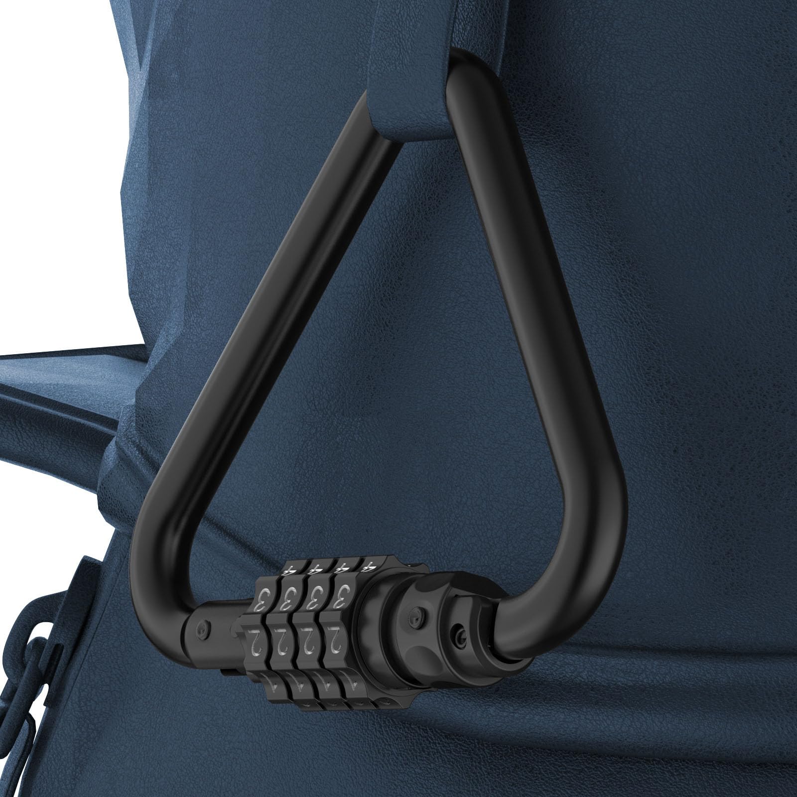 MAGT Mousqueton Cadenas à Code 3 Chiffres - Serrure Bagage Voyage Sécurité - Argent