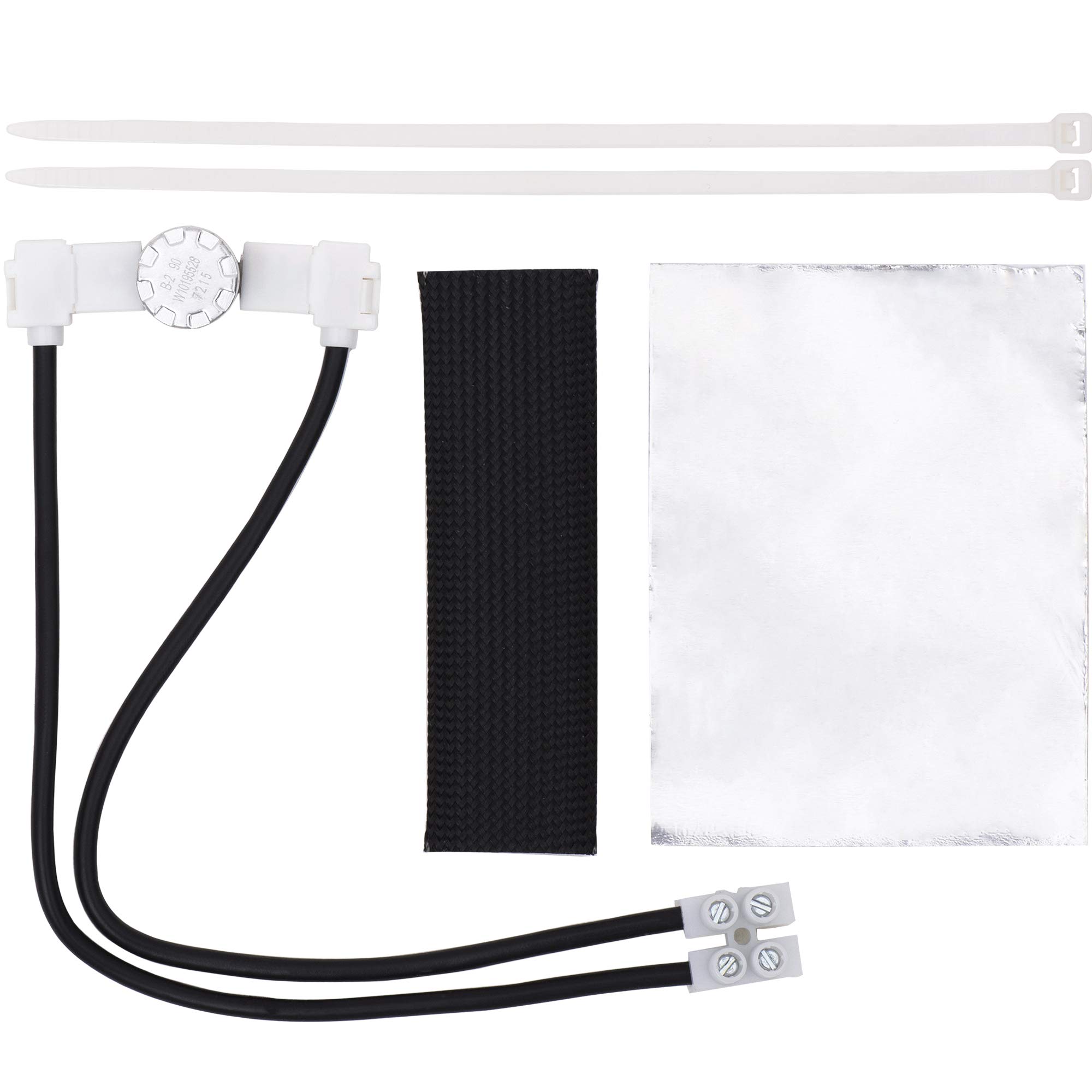 Photo 1 of BlueStars W10402110 Dishwasher Fuse Kit - Fit Whirlpool Kenmore KitchenAid Dishwashers - Replaces W10195528 W10402110VP PS4704481 AP5645909 - with Protective Sleeve & Foil & Zip ties