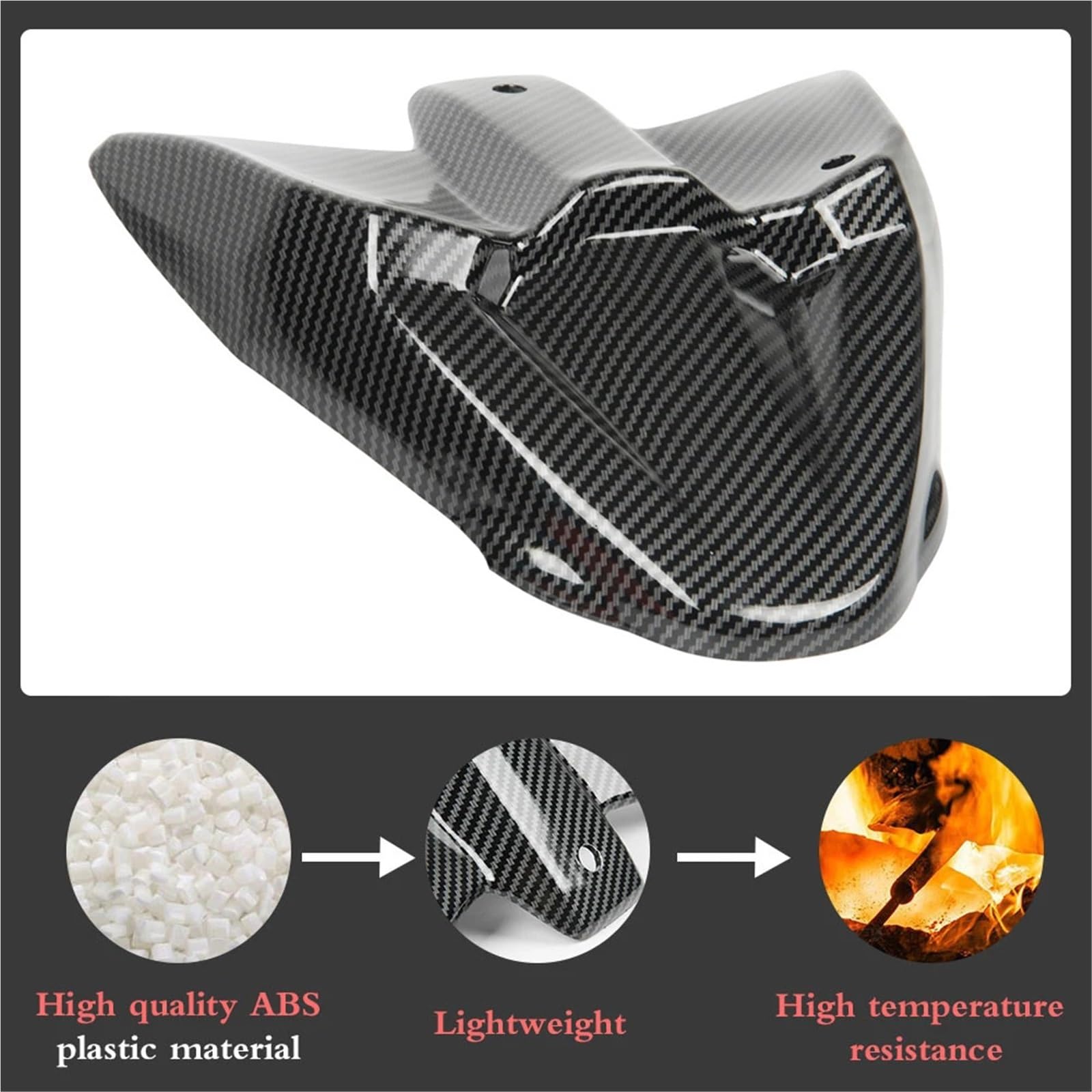 Tail Cover Silnik Przedni Błotnik Przedłużenie Dziobu Nos Stożek Przedłużenie Pokrywa Osłona Pasuje Do Yamaha MT-07 Tracer 700 2016-2019 Tracer 700 GT Rear Fairing Seat Cowl(BLACK)